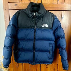The North Face Nuptse. Womens Medium. 
Black/ Navy.